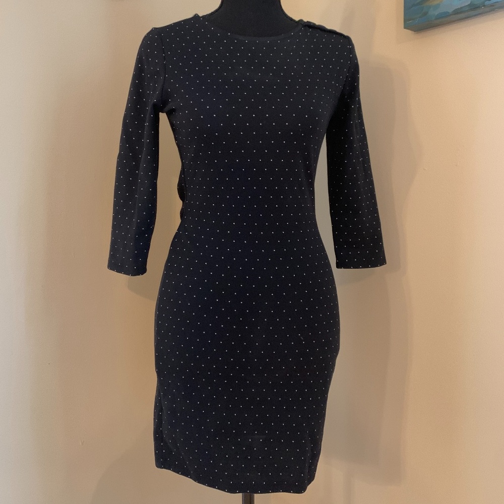 Mango Basic Black Bodycon Dress